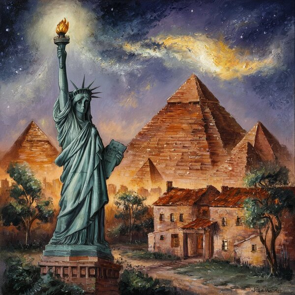 an enchanting impressionist masterpiece that capt Print