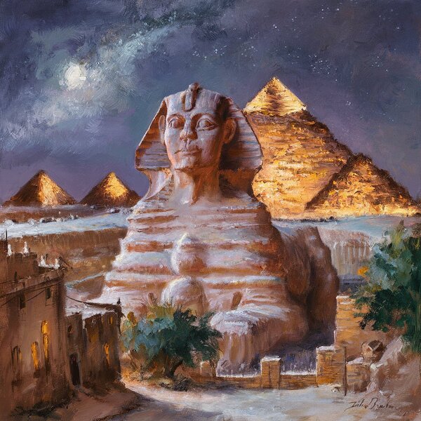 a mesmerizing impressionist painting captures the Print