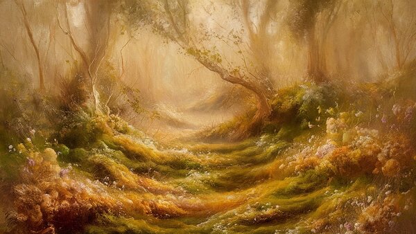 a mesmerizing impressionist painting tha dVxhyMpv Print