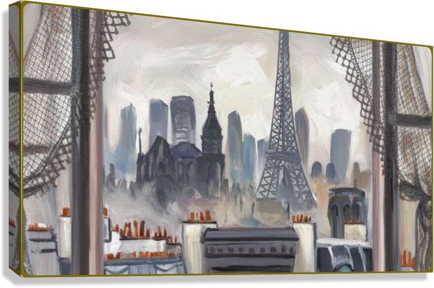 City of Paris  Canvas Print