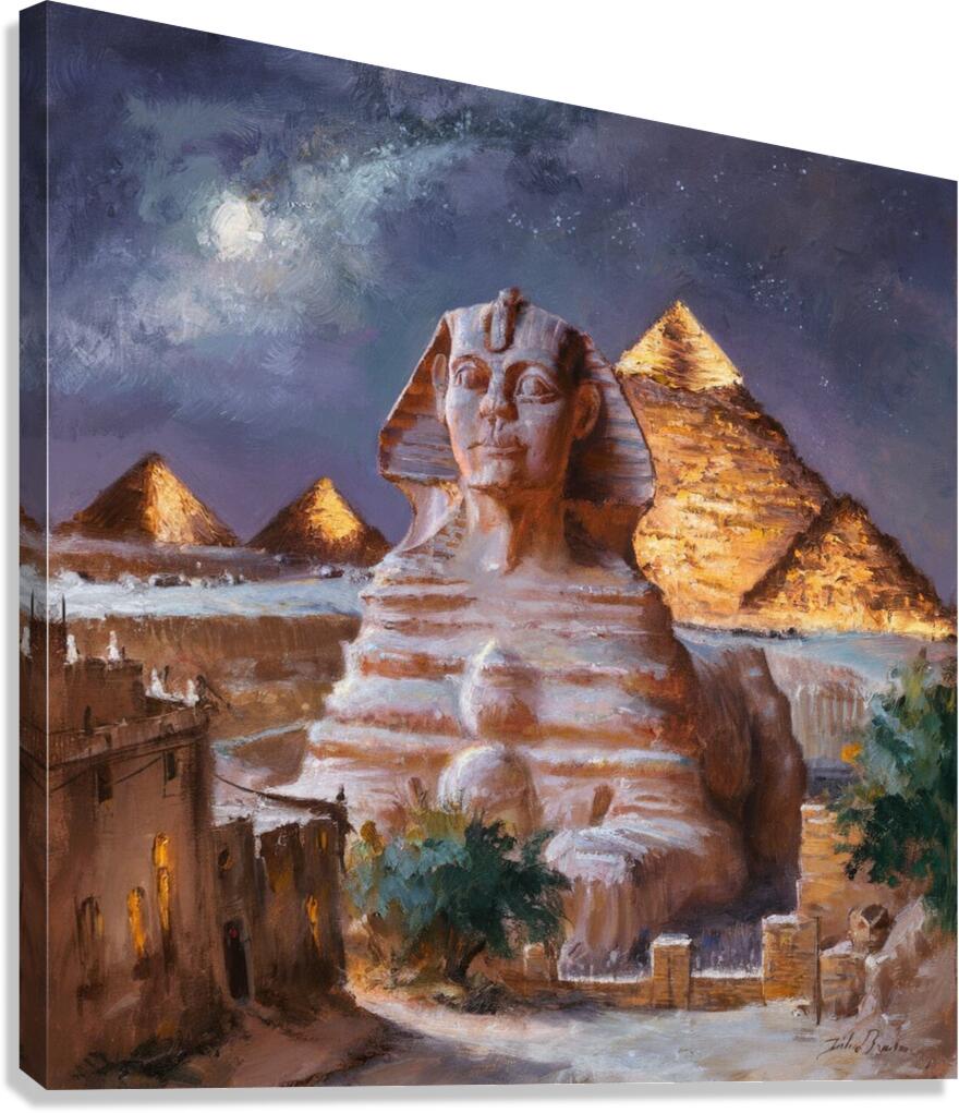 a mesmerizing impressionist painting captures the Canvas Print