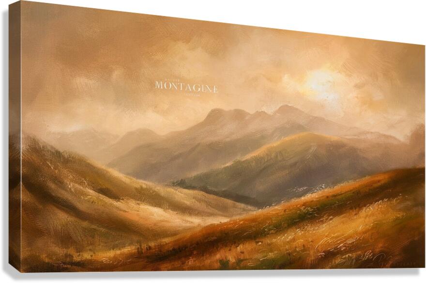 a captivating impressionist painting of  1hRYbRT0 Canvas Print