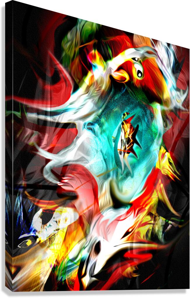 DEER DANCEFINAL3 Canvas Print