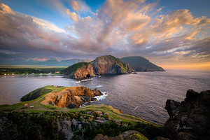 Bottle Cove le soir