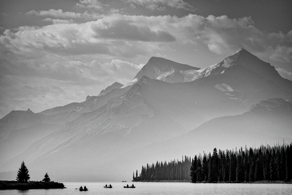 Lac Maligne Jasper Alberta by Guy Boudreau