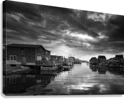 Calme plat Canvas Print