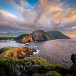 Bottle Cove le soir