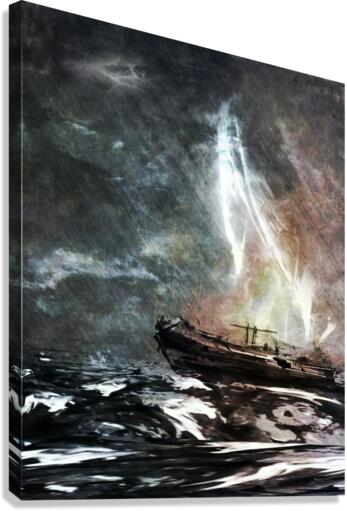Struck Canvas Print