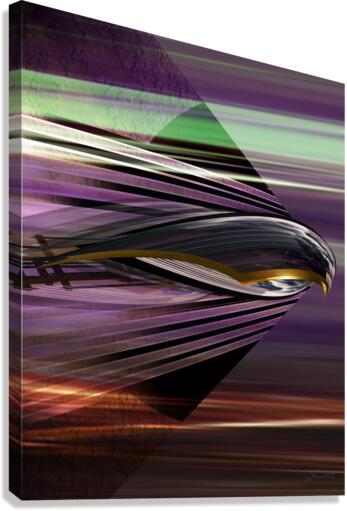 Mach kingbird Canvas Print