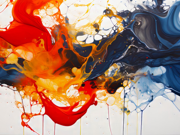 Complex Scattered Color Play