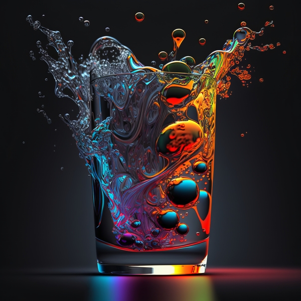 Splash Spectrum Print