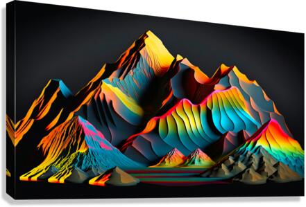Vivid Ranges Canvas Print