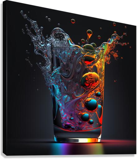 Splash Spectrum Canvas Print