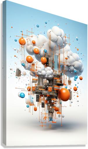 Cloud Construct Canvas Print