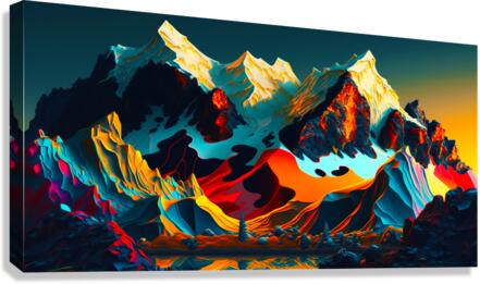 Glowing Wilderness Canvas Print
