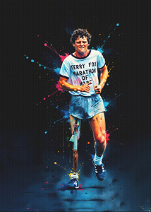 Terry Fox Splash Color
