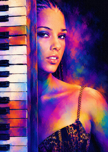 Alicia Keys Pop Art