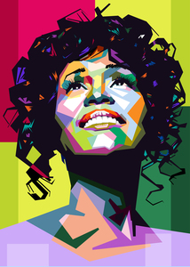 whitney Houston pop art