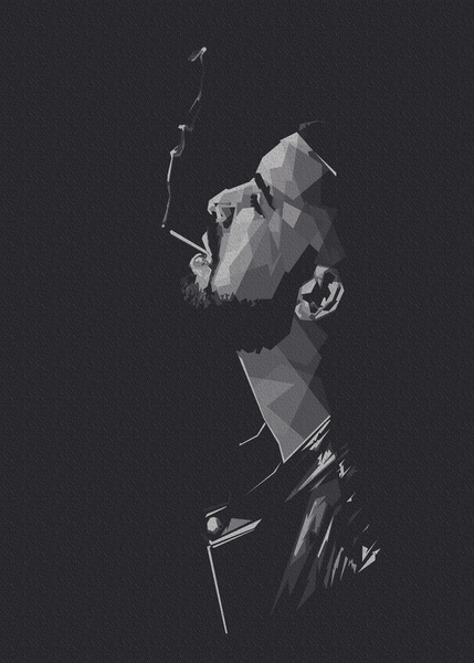 Drake Smoking Print