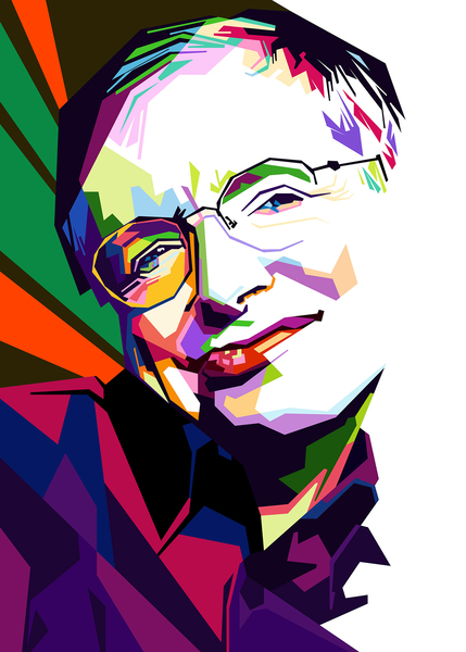 Stephen Hawking Print