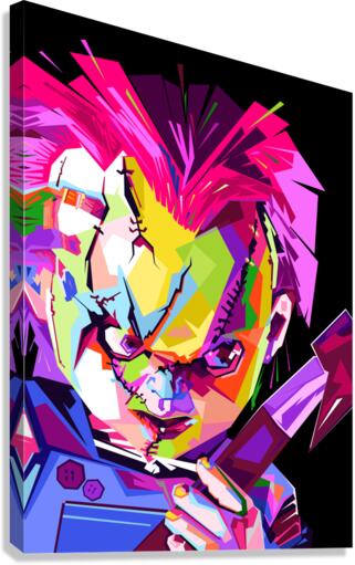 Chucky style wpap Canvas Print