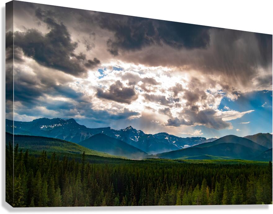 Breaking The Storm Canvas Print