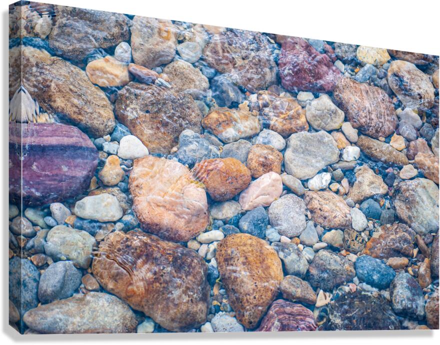 Riverbed Gems Canvas Print