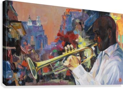 Jazz man Canvas Print