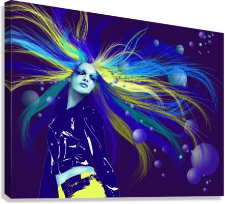 Night diva Canvas Print