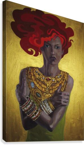 Primary Gold Canvas Print