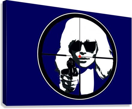 Atomic Blonde Canvas Print