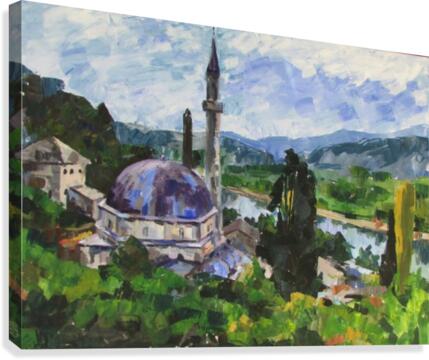 Old Mosque  Canvas Print