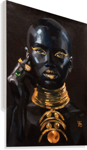 In gold Canvas Print