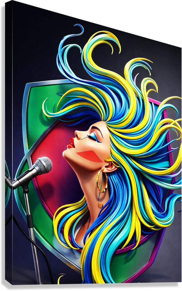 singer  Canvas Print