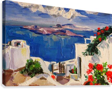 Santorini Canvas Print