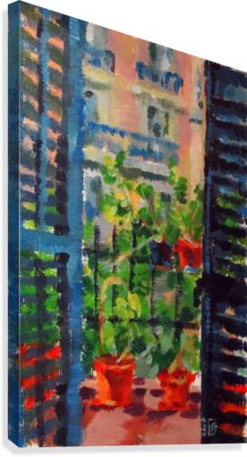 Balcony Canvas Print