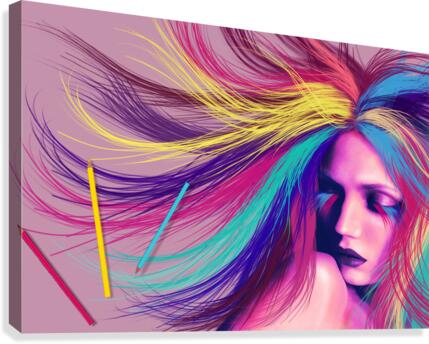 Draw me Canvas Print