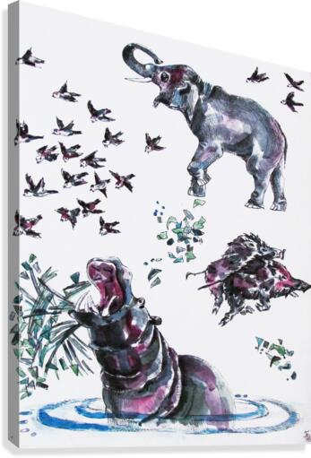 ZOO Canvas Print