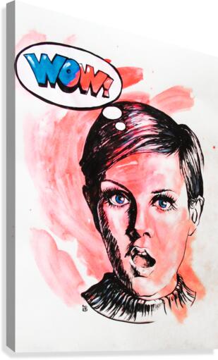 Twiggy Canvas Print