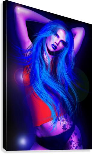 Neon Light      Canvas Print
