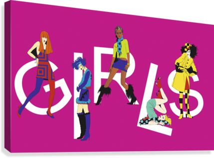 Girls Canvas Print