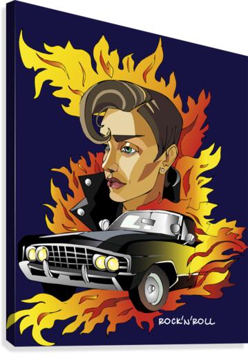 Rocknroll Canvas Print