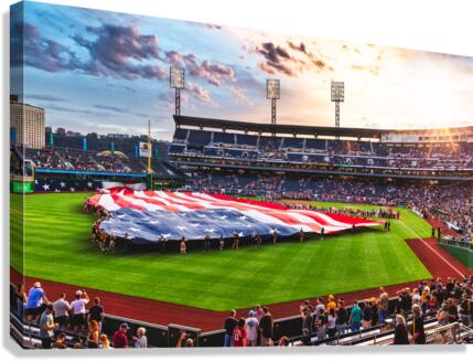 PNC Park Flag Canvas Print