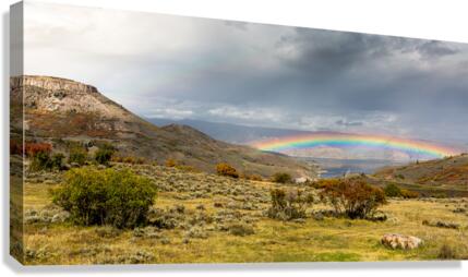 Double Rainbow Canvas Print