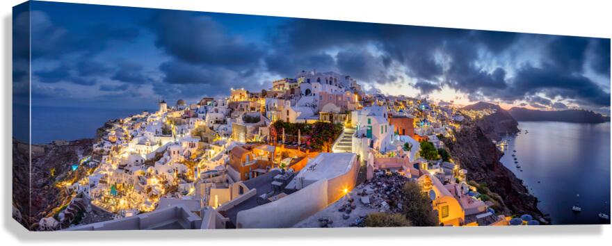 Santorini’s Magic Canvas Print
