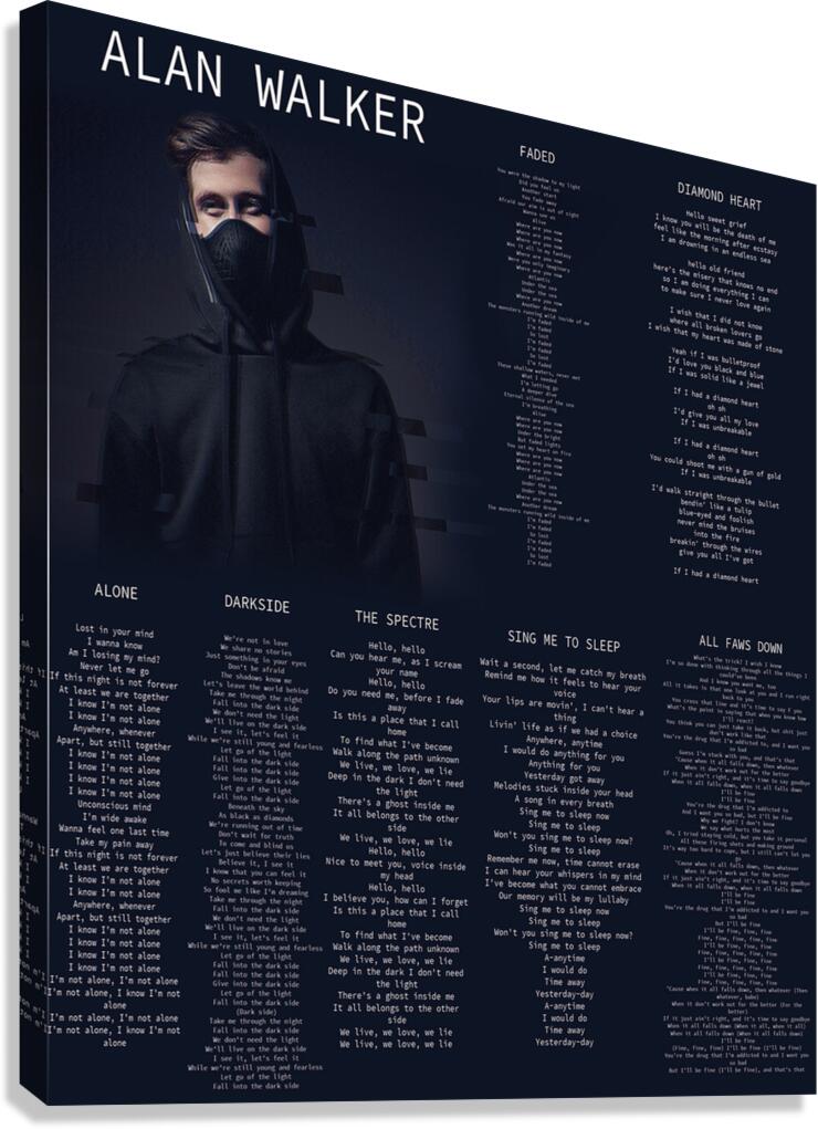 Alan Walker Canvas Print