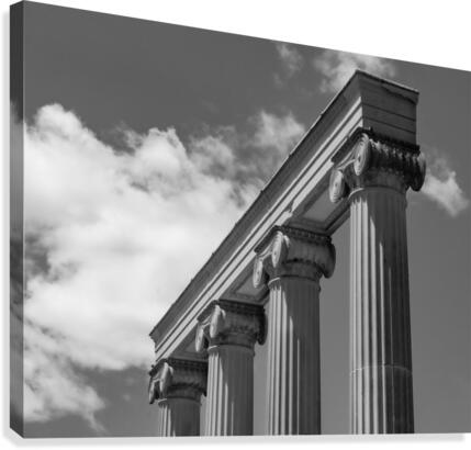 KIng West Columns Canvas Print