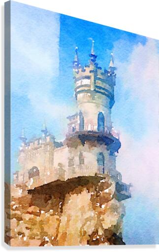 Swallows nest Canvas Print