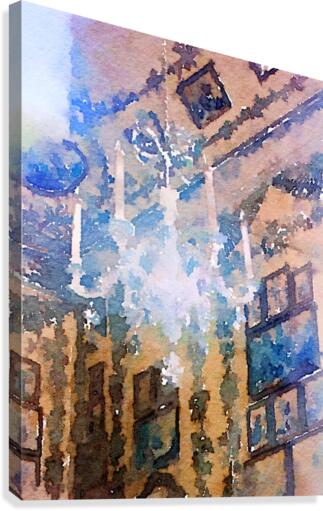 Chandelier Canvas Print