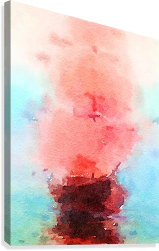 Red Sails Canvas Print